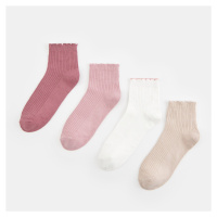 Sinsay - Sada 4 párů ponožek - Vícebarevná