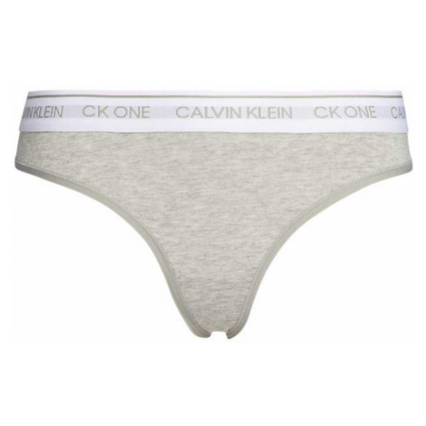 Šedé kalhotky CK One Cotton Launch Bikini