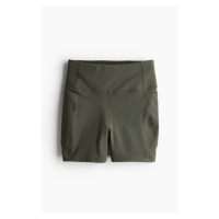 H & M - Sportovní šortky hotpants z materiálu DryMove™ - zelená