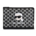 Pouzdro karl lagerfeld k/ikonik 2.0 mono cc md pouch černá