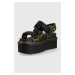 Sandály Dr. Martens dámské, černá barva, na platformě, DM27351001.Kimber-Black.Webb