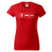 DOBRÝ TRIKO Dámské tričko s potiskem Život v přírodě Barva: Červená