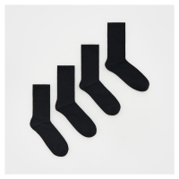 Reserved - Sada 4 párů ponožek - Černý