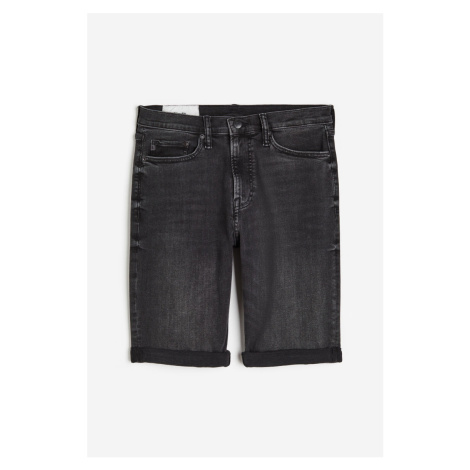 H & M - Freefit® Džínové šortky Slim - černá H&M