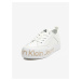 Bílé dámské kožené tenisky na platformě Calvin Klein Jeans