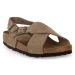 Birkenstock TULUM SFB TAUPE CALZ S Šedá