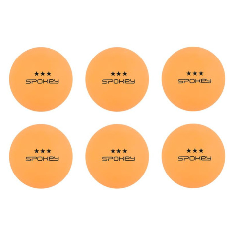 Spokey SPECIAL Pingpongové loptičky ***, 6 ks, oranžové