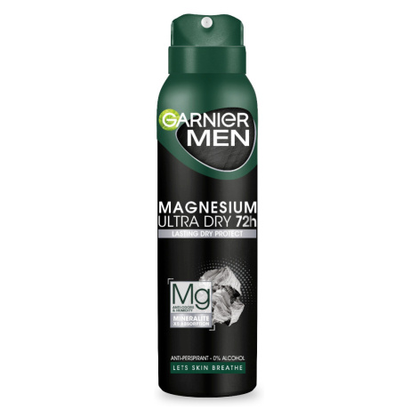 Garnier Men Magnesium Ultra Dry 72h antiperspirant pro muže sprej 150 ml