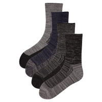 Pánské ponožky thermo bavlna SSM74 - 2 páry vícebarevná
