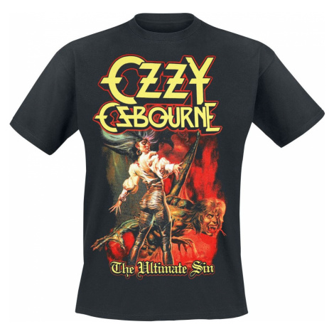 Ozzy Osbourne Ultimate Sin Cover Tričko černá