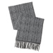 ALTINYILDIZ CLASSICS Men's Grey-black Patterned Scarf