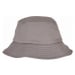 Klobouk // Flexfit Cotton Twill Bucket Hat Kids grey