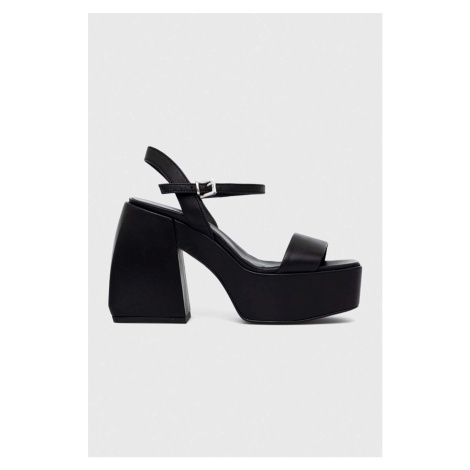 Kožené sandály Pinko Fantine černá barva, 100655 A0N9 Z99