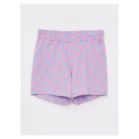 LC Waikiki Girls' Elastic Printed Waist Shorts