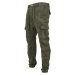 Camo Cargo Jogging Pants - olive camo