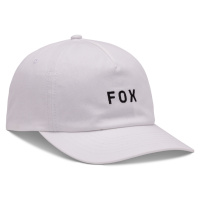 Kšiltovka Fox W Wordmark Adjustable Hat bílá one size