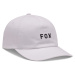 Kšiltovka Fox W Wordmark Adjustable Hat bílá one size