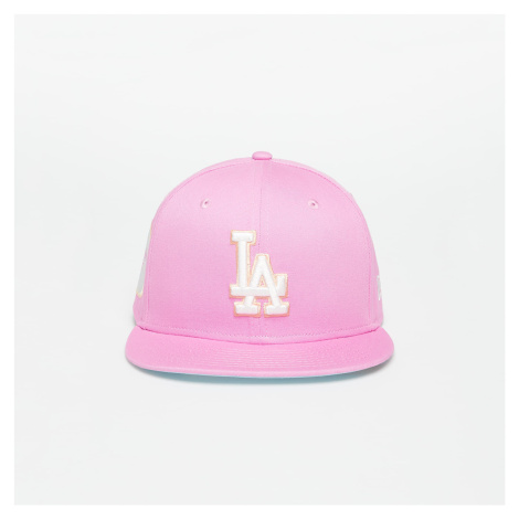 New Era Los Angeles Dodgers Pastel Patch 9FIFTY Snapback Cap Wild Rose/ Off White