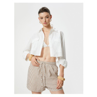 Koton Mini Shorts Pocket Standard Waist