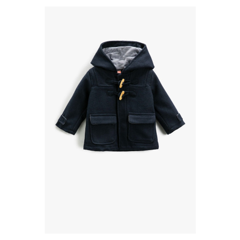 Koton Baby Boy Navy Blue Coat