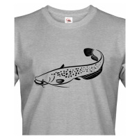 Vtipné triko s potiskem pro rybáře s motivem Sumce - Sumec na triku bude vždy připomenutím vašic