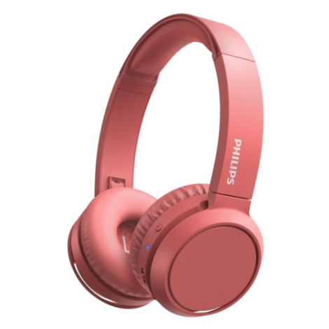 PHILIPS TAH4205RD/00 bezdrátová sluchátka na uši v červené barvě