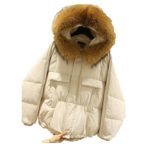 Zimní bunda s kožíškem mývalu