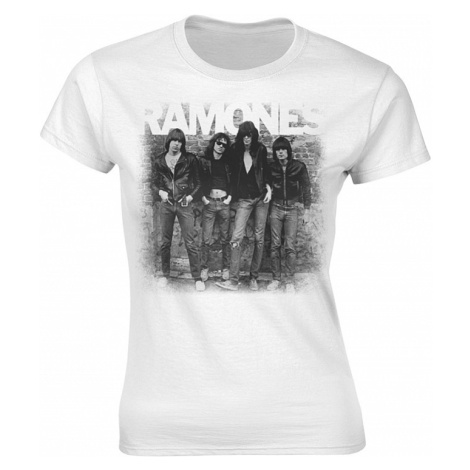 Ramones tričko, First Album Faded Girly, dámské PLASTIC HEAD