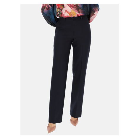 Potis & Verso Woman's Trousers Ksena Navy Blue