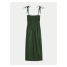 Tmavě zelené dámské šaty Marks & Spencer