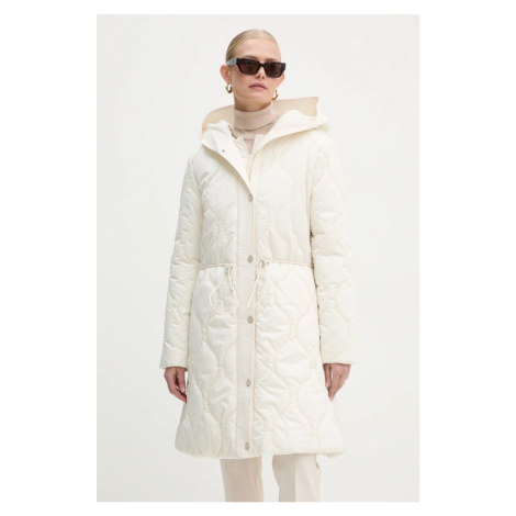 Bunda Guess MAITE dámská, béžová barva, zimní, W4BL56 WGL30