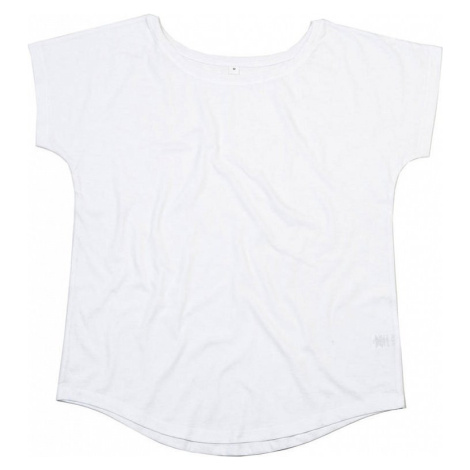 Dámské oversize tričko z organické bavlny s kulatými lemy Mantis