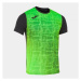 Joma Elite VIII Short Sleeve T-Shirt Black Fluor Green