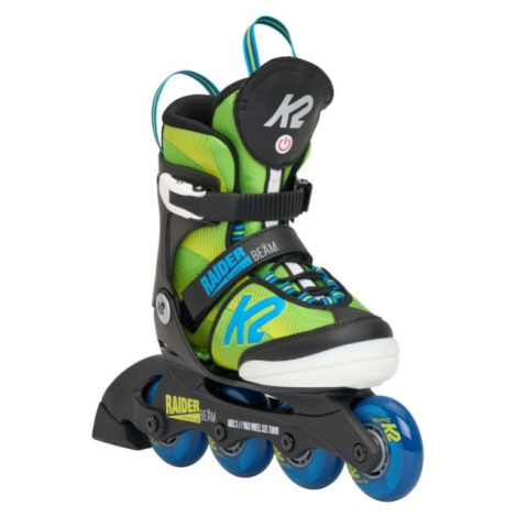 K2 RAIDER BEAM Chlapecké inline brusle, zelená, velikost 32-37