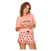 Dámské pyžamo TARO 2667 Amanda růžové | růžová