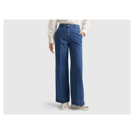 Benetton, Wide Leg Jeans Trousers United Colors of Benetton