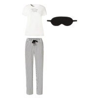 esmara® Dámské pyžamo (bílá/černá)