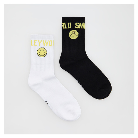 Reserved - Boys` socks multi - Bílá