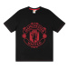 Manchester United pánské pyžamo Short Crest black