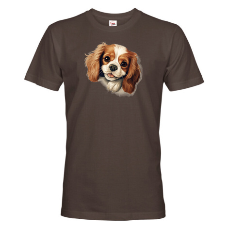 Pánské tričko  Kavalír King Charles - tričko pro milovníky psů BezvaTriko