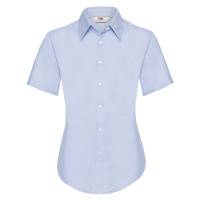 FRUIT OF THE LOOM F16•LADIES SHORT SLEEVE OXFORD SHIRT