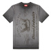 Tričko diesel t-diegor-l2 t-shirt šedá