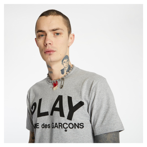 Tričko Comme des Garcons PLAY Tee Grey Comme des Garçons