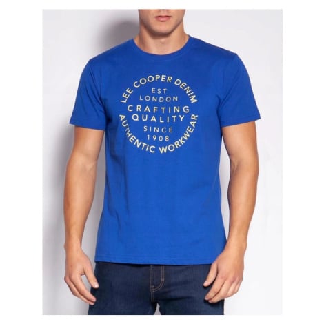 Pánské tričko LEE COOPER Crafting 0026/blue