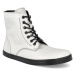 Barefoot kotníkové boty Peerko - Go 2.0 bílé