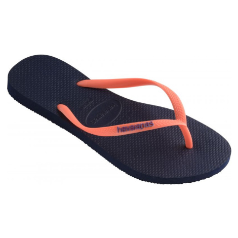 ŽABKY HAVAIANAS SLIM LOGO WMS - modrá