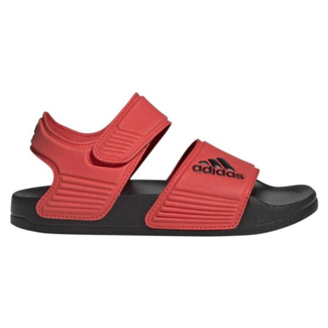 adidas ADILETTE SANDAL K Dětské sandály, červená, velikost