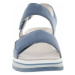 Caprice Dámské sandály 9-28705-20 jeans nubuk Modrá