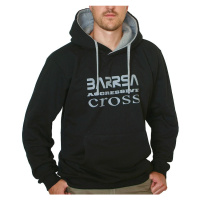 Pánská mikina s kapucí Barrsa Cross Black/Grey