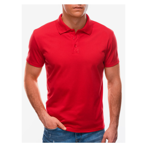 Červené pánské polo tričko Edoti